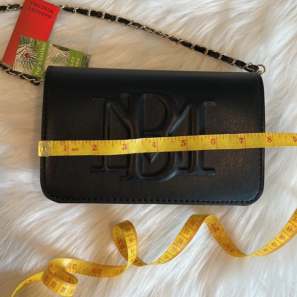 Badgley Mischka Bags Nwt Badgley Mischka Small Black Debossed Logo